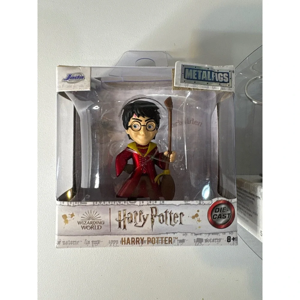 Harry Potter Jada Metalfigs Die-Cast Figure and Sorting Hat Keychain Set NEW